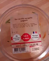 Duo carotte courgette spaghetti