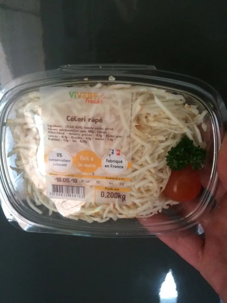 Céleri rave râpée, 200g
