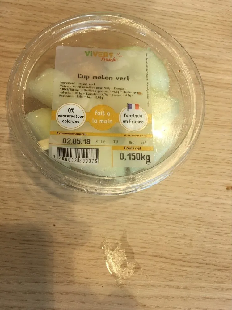 Cup melon vert