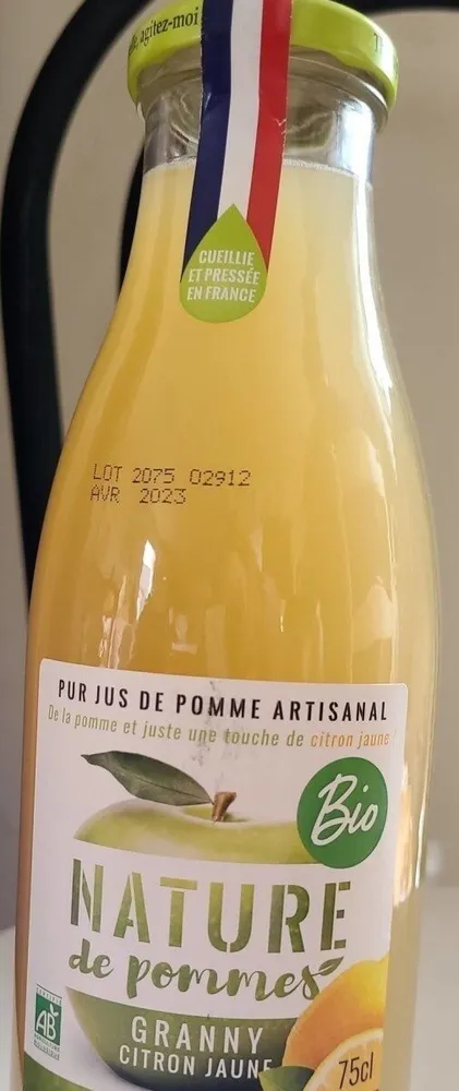 Pur jus de pomme artisanal