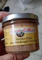 Terrine d'oie aux vendanges tardives