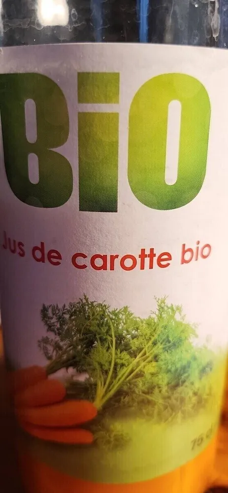 Jus de carotte bio