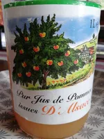 Pur jus de pommes issues d'Alsace