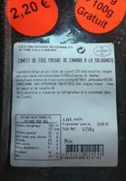 Confit de foie maigre de canard à la Solognote