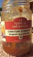 Confiture d'abricot bergeron aux d'amandes