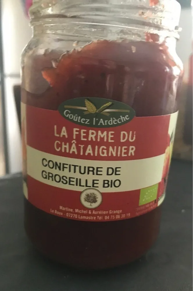 Confiture de groseille bio