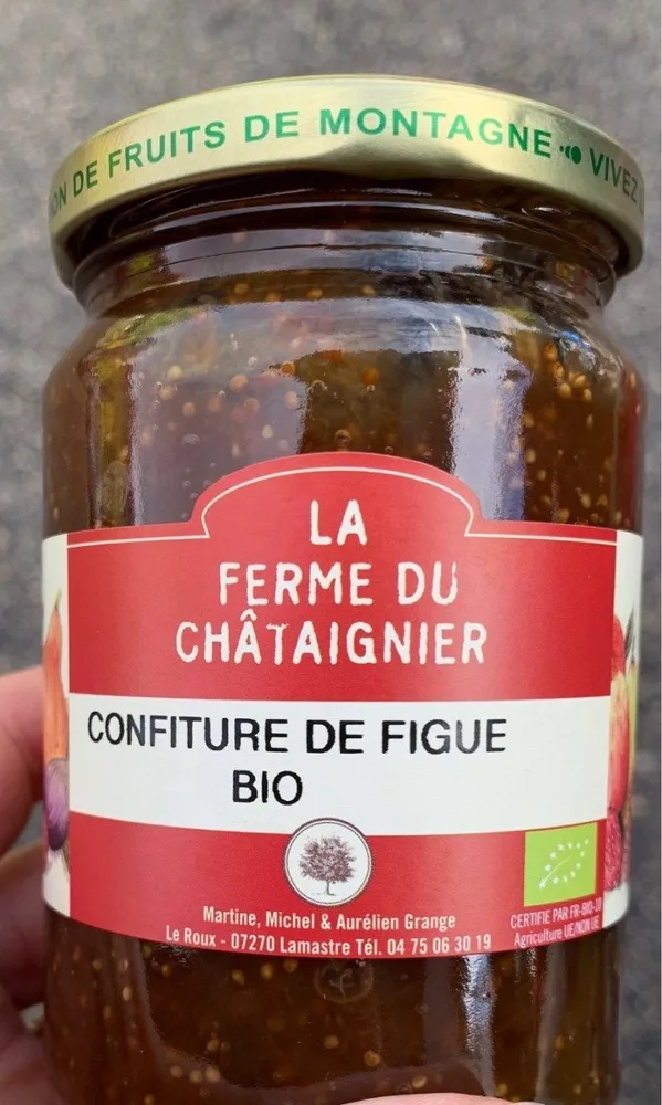 Confiture de figue bio