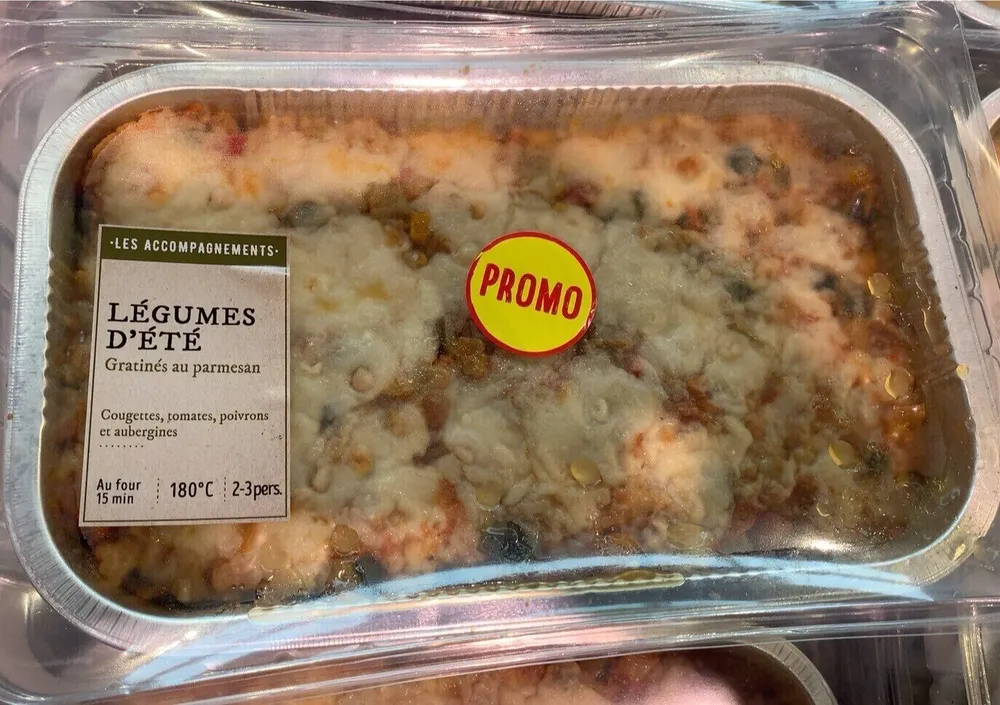 LEGUMES D’ETE GRATINES AU PARMESAN