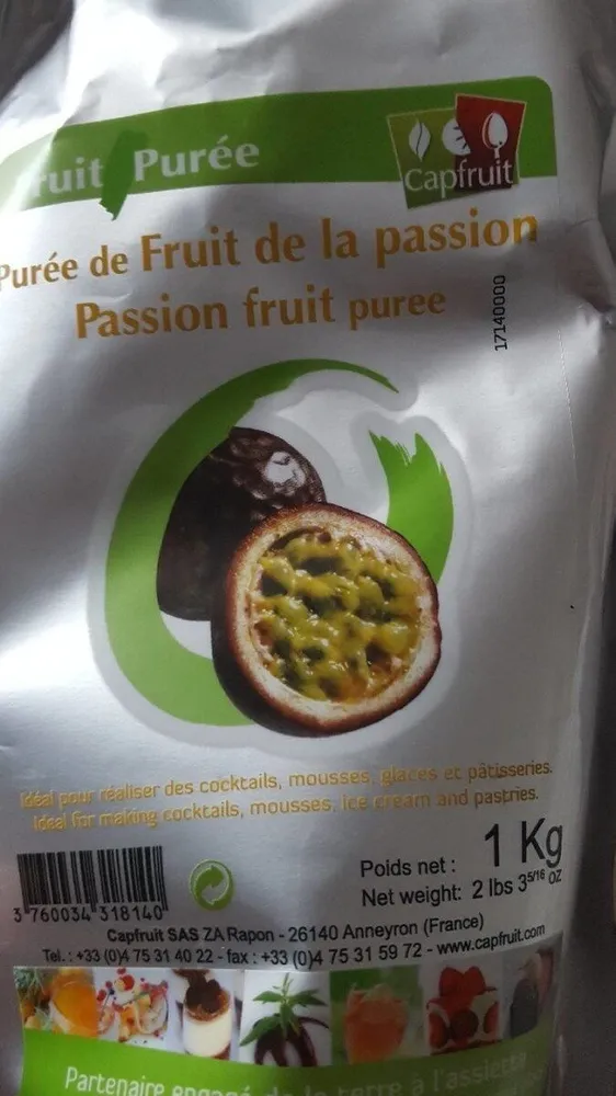 Puree fruit de la passion