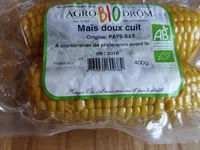 Maïs doux cuit