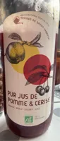Pur jus de pomme cerise