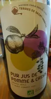 Pur jus de pomme et Cassis