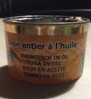 Thon entier à l'huile