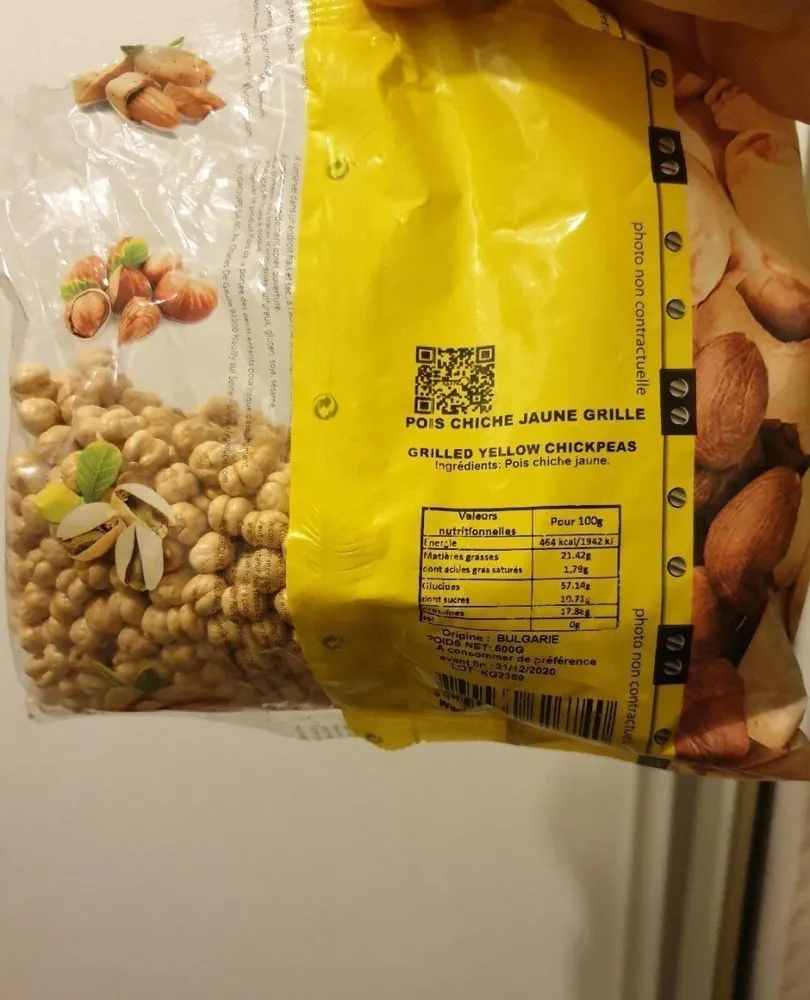 Pois chiches grillés
