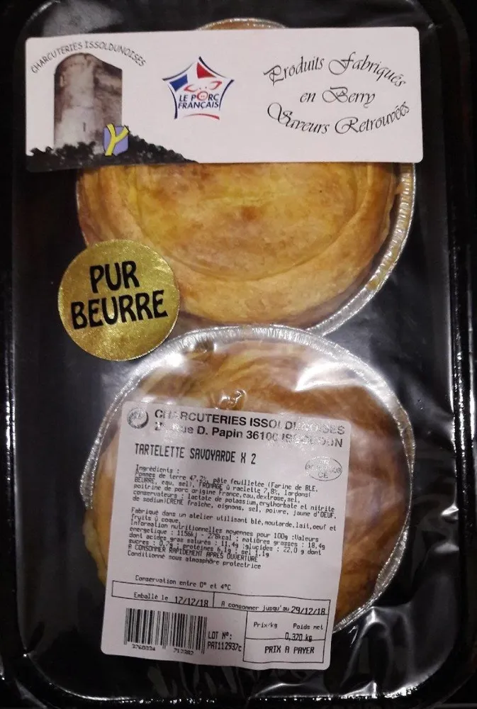 Tartelette savoyarde