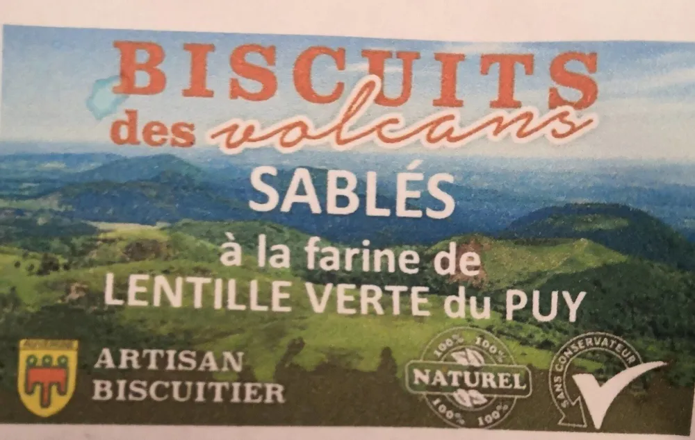 Biscuits sablés a la farine de lentille