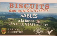 Biscuits sablés a la farine de lentille