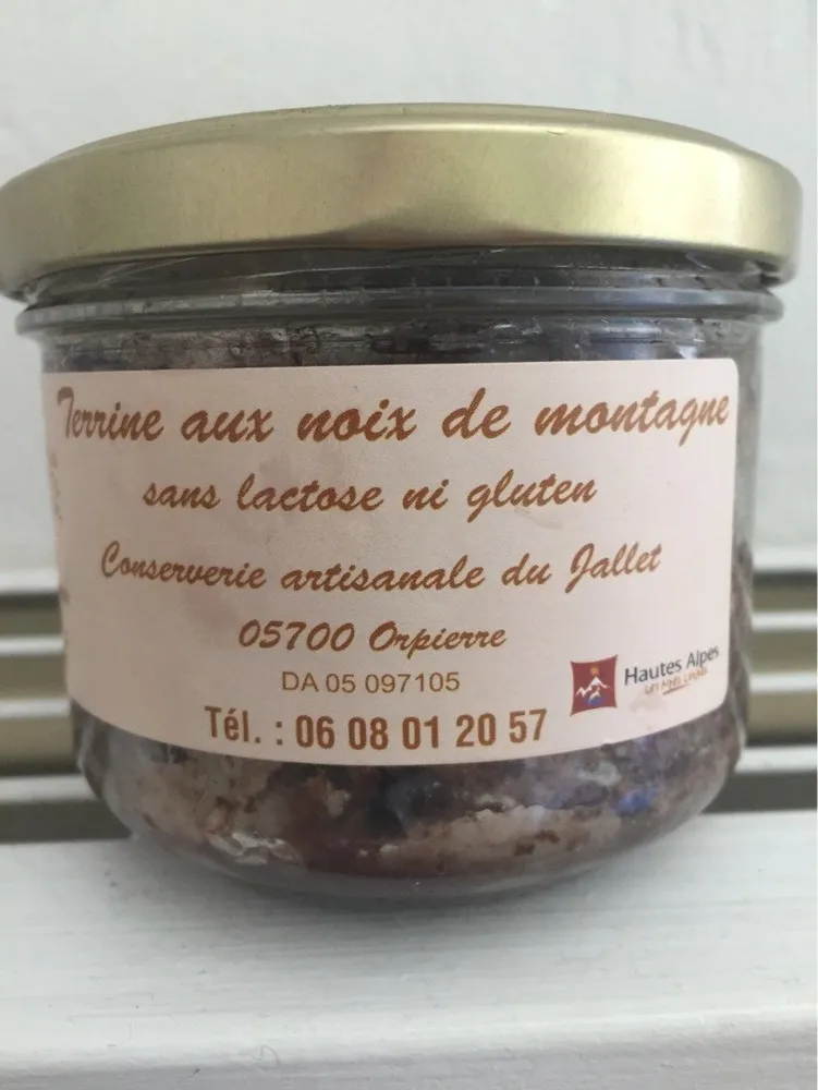 Terrine aux noix de montagne