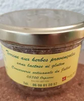 Terrines aux herbes provençales sans lactose ni gluten