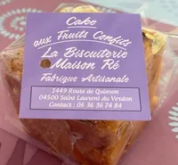 Cake aux fruits confits