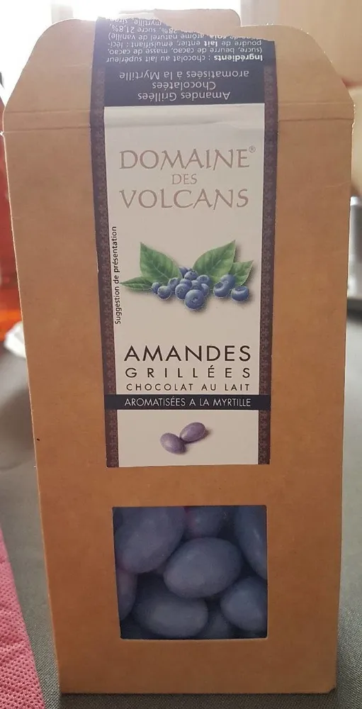 Amandes grillees chocolat au lait
