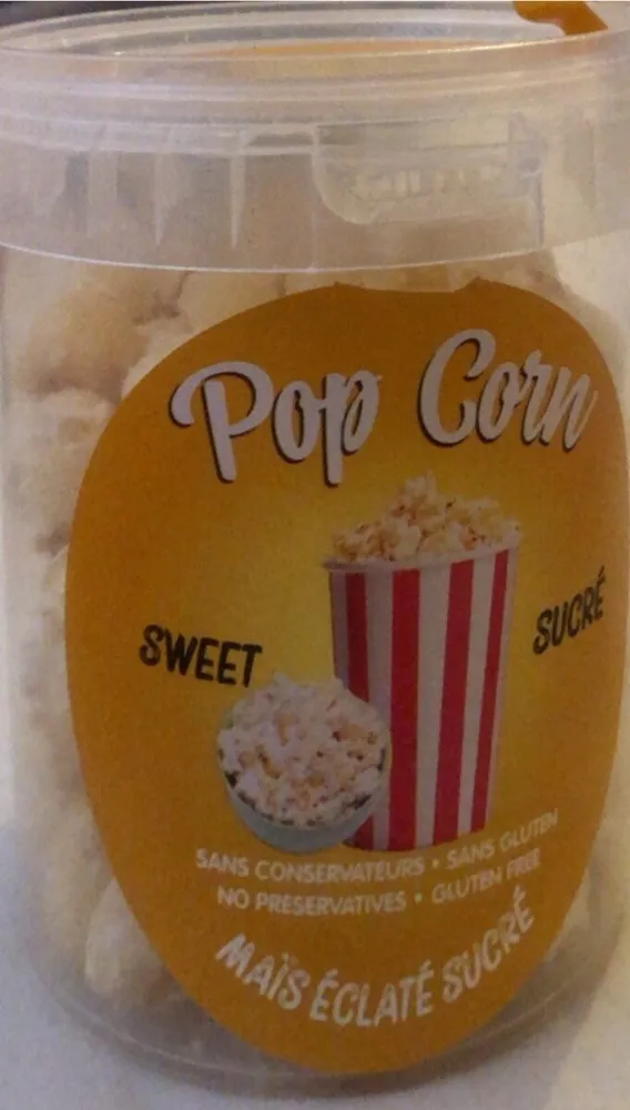 pop corn sucre