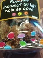 Bouchées chocolat lait noix de coco