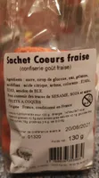 Sachet cœurs fraise