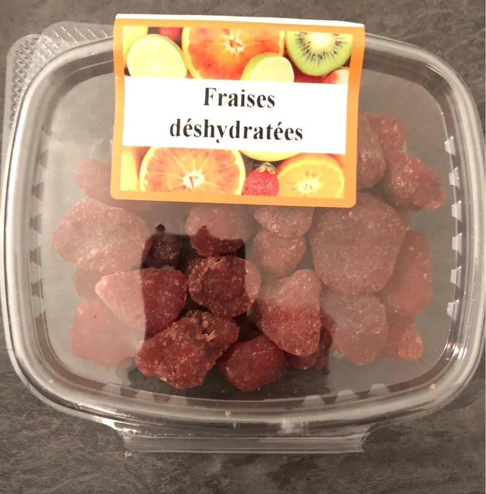 Fraises déshydratées