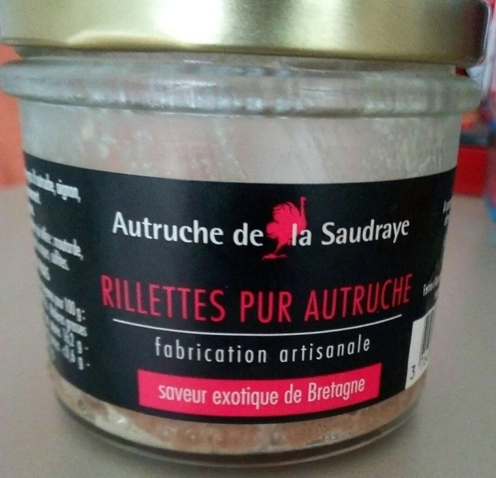 Rillettes pur autruche