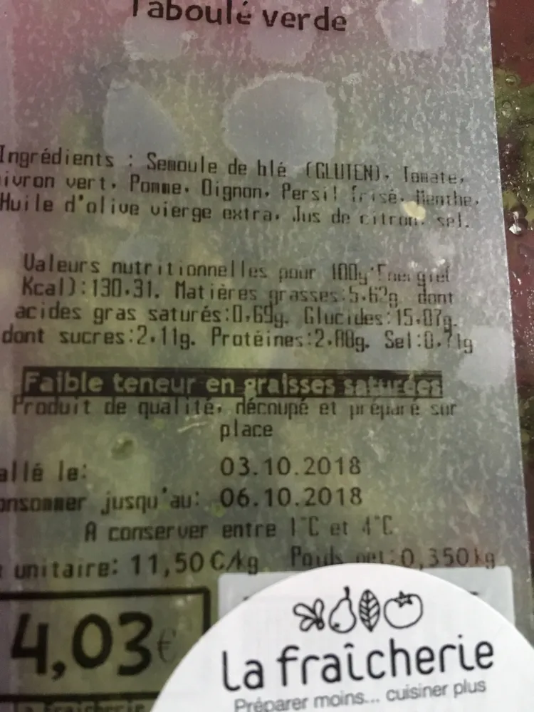 Fraich'taboulé