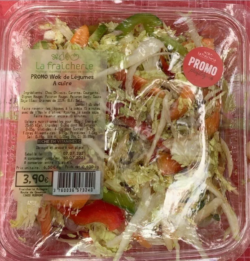 Wok de légumes a cuire