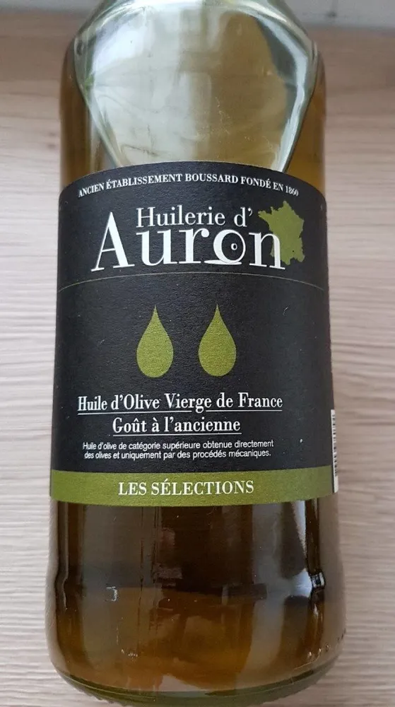 Huile d'olive vierge de france
