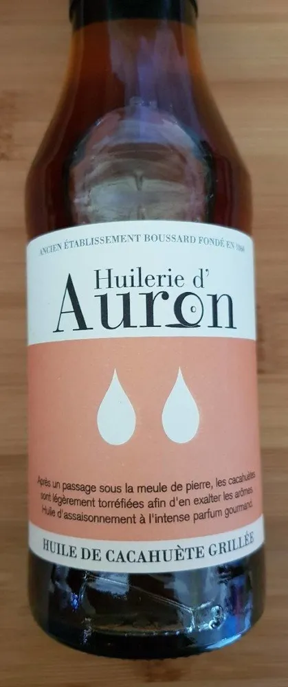 Huile de cacahuète grillée