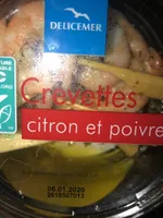 Crevette citron et poivre