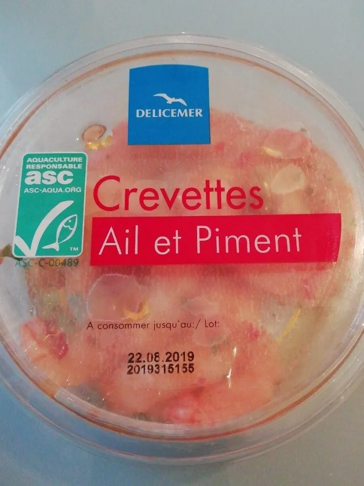 Crevettes Ail et Piment