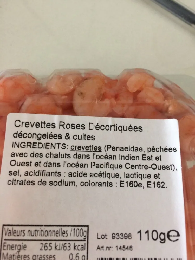 Crevette Rose Decort.110G,