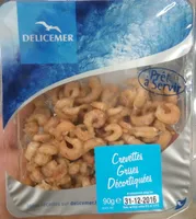 Crevettes grises décortiquées
