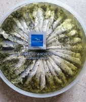 Filets d'anchois marinés à l'ail