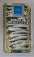 Filets d'anchois marinés au naturel