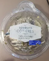 Saveur côtière filets d'anchois ail et persil