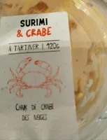 Surimi et Crabe