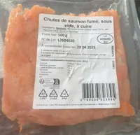 Chutes du saumon fumé