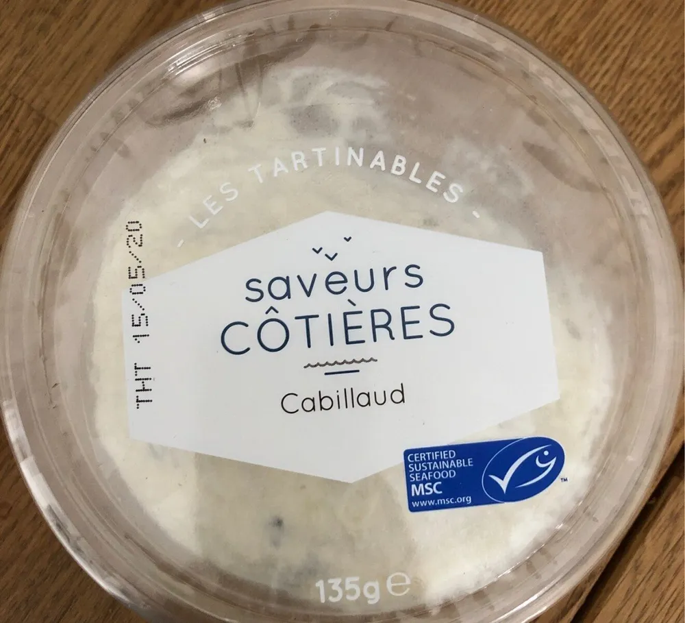 Les Tartinables Cabillaud