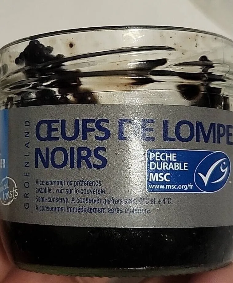 Œufs de lompe noirs