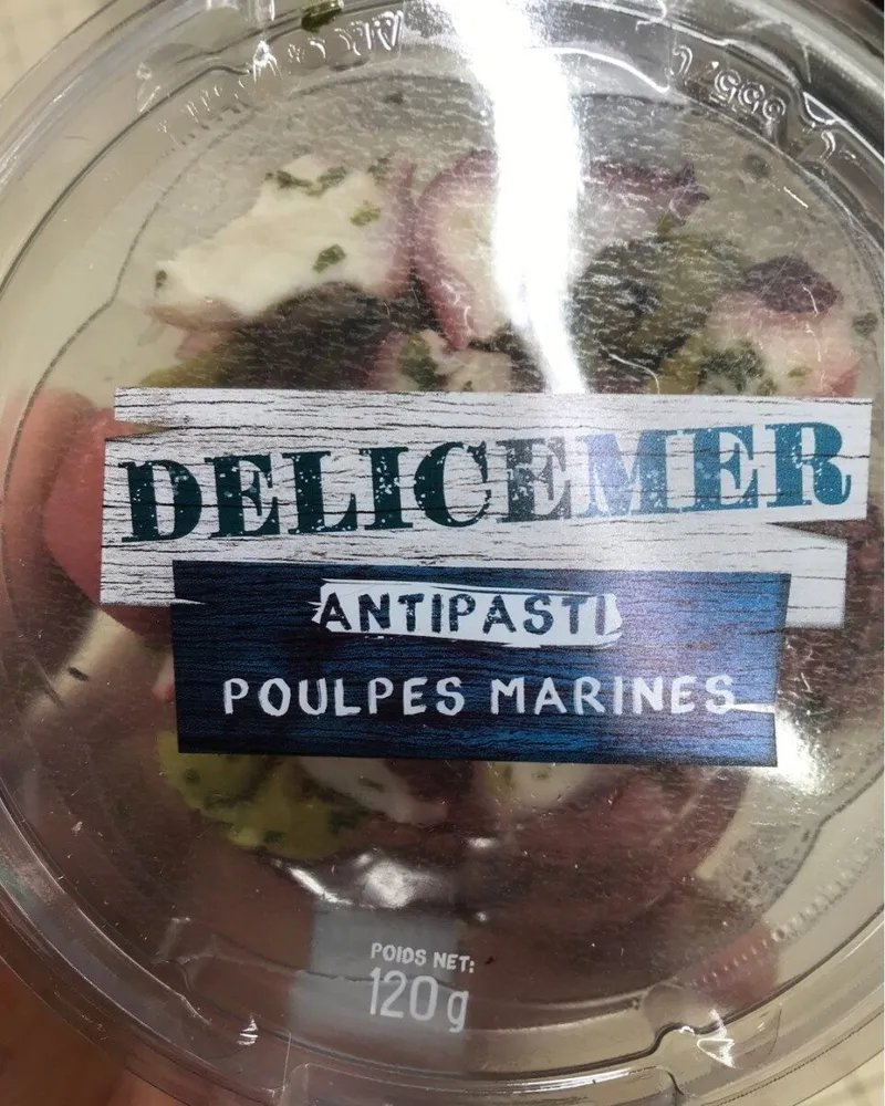 Antipasti poulpes marines