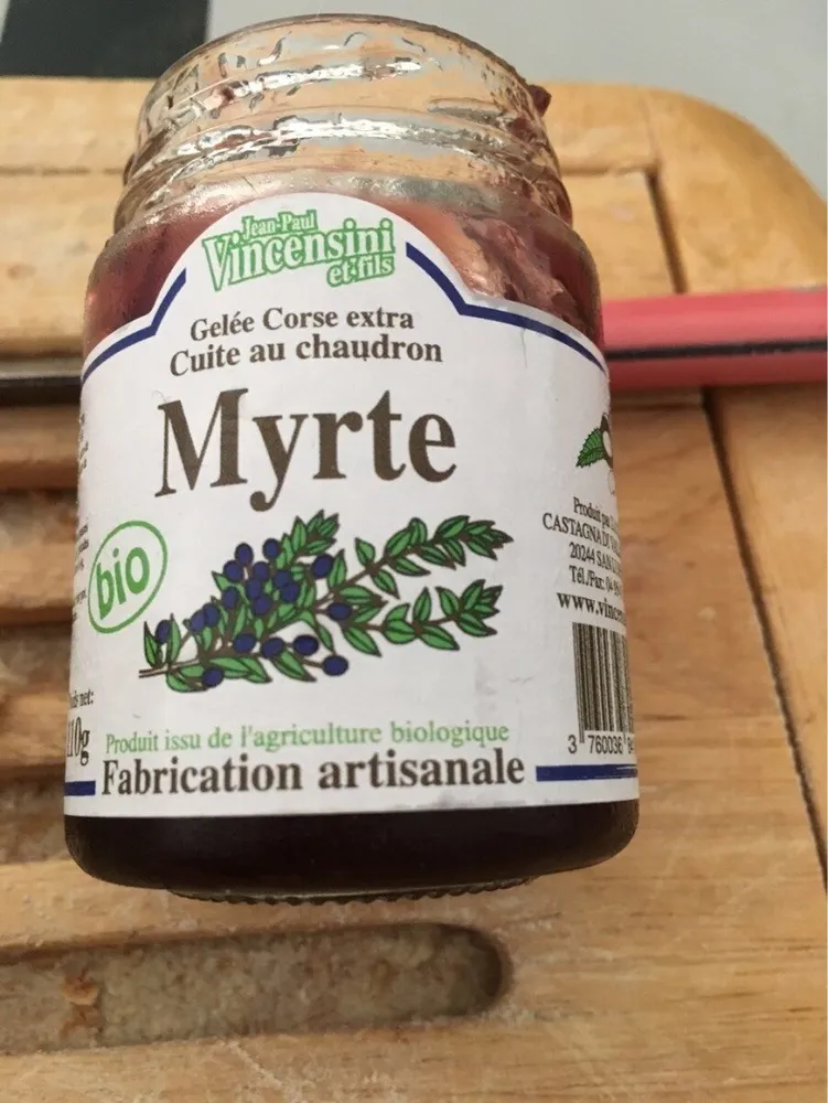Gelée corse myrte