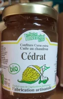 Confiture corse bio au cedrat