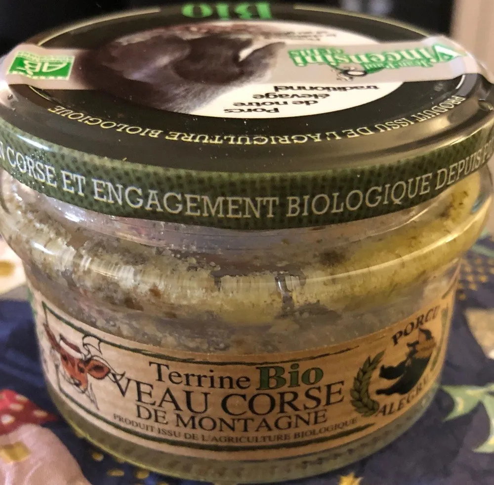 Terrine Bio Veau Corse de Montagne