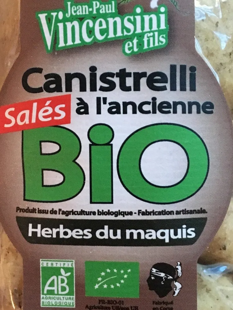 Canistrelli àl'ancienne